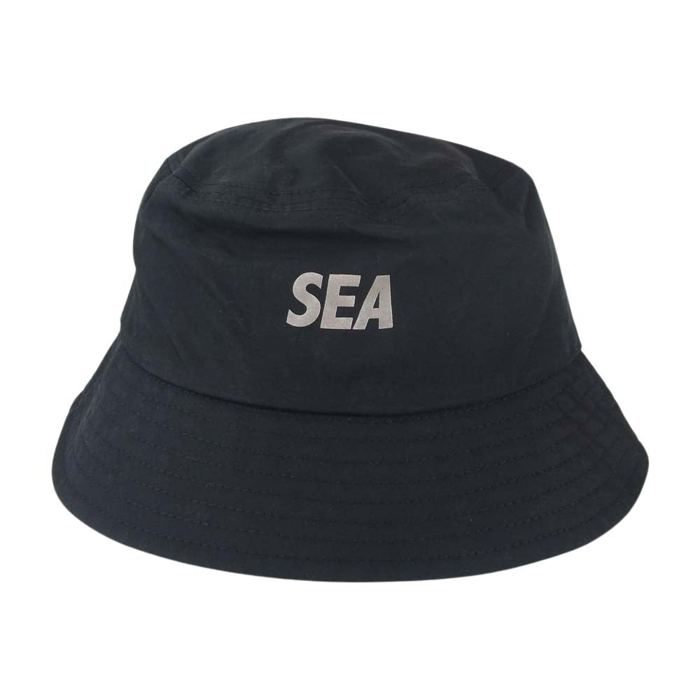 WIND AND SEA ウィンダンシー 44821 WDS-GITS-17 × Ghost In The Shell Sac_2045 x WDS Hat 攻殻機動隊 ナイロン バケットハット ブラック  ブラック系【新古品】【未使用】【中古】