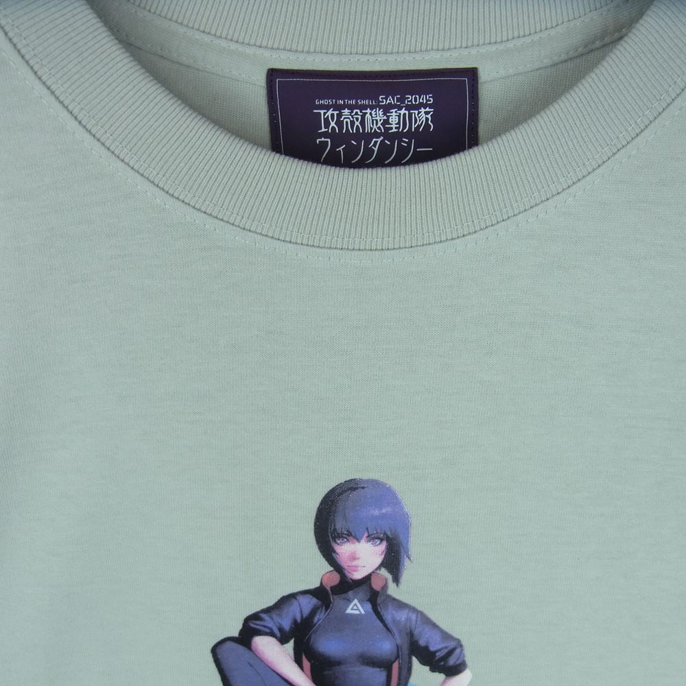 WIND AND SEA ウィンダンシー 44821 WDS-GITS-12 攻殻機動隊 Ghost In The Shell Sac_2045 WDS A32 L/S T Shirt 長袖 カットソー ロンT Tシャツ ライトグレー系 XL【新古品】【未使用】【中古】