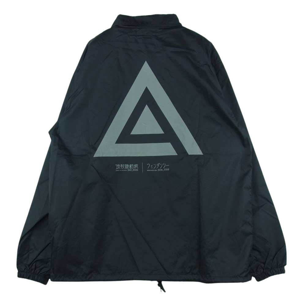 WIND AND SEA ウィンダンシー 44821 WDS-GITS-02 Ghost In The Shell Sac_2045 Coach Jacket 攻殻機動隊 コーチ ジャケット ブラック系 XL【新古品】【未使用】【中古】
