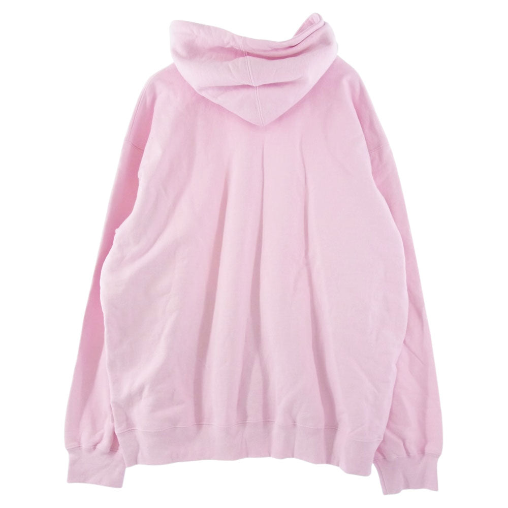 Supreme シュプリーム Small Box Zip Up Hooded Sweatshirt スモール ボックスロゴ ジップ パーカー ピンク系 XL【美品】【中古】