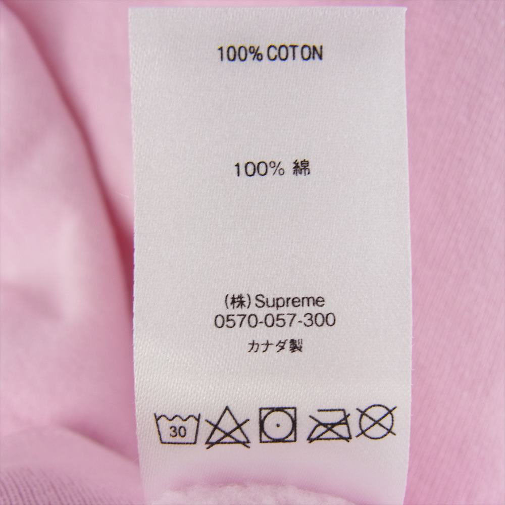 Supreme シュプリーム Small Box Zip Up Hooded Sweatshirt スモール ボックスロゴ ジップ パーカー ピンク系 XL【美品】【中古】