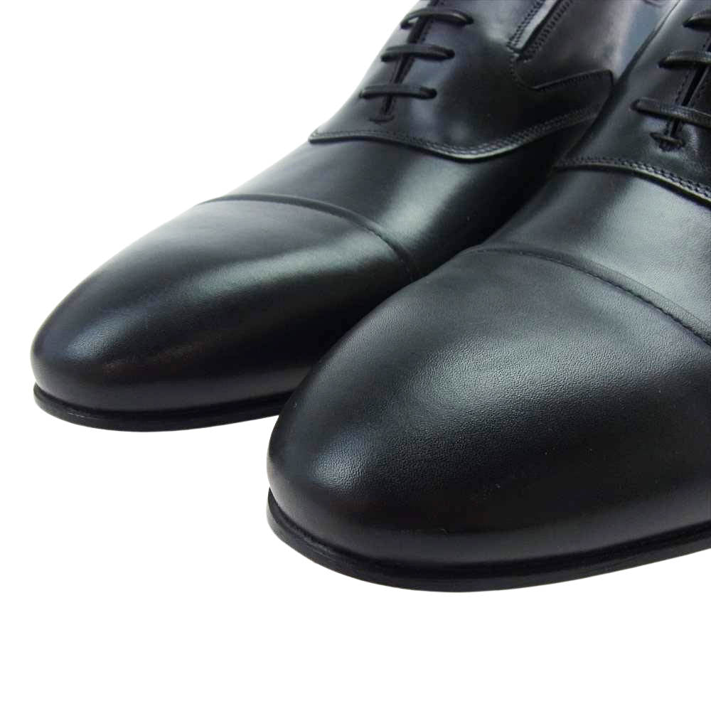 グラツィアーノサルヴァテッリ  イタリア製 ストレートチップ ビジネスシューズ ブラック ブラック系 45【新古品】【未使用】【中古】
