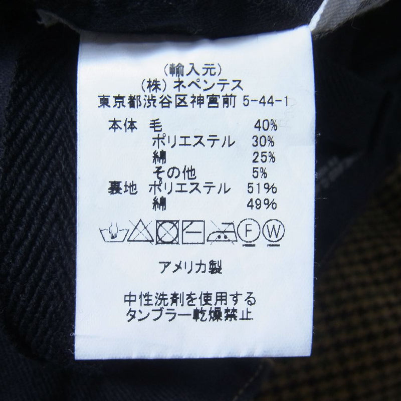 Engineered Garments エンジニアードガーメンツ 19AW Emerson Pant エマーソン パンツ ウール マルチカラー系 S【中古】