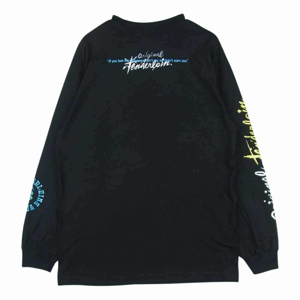 TENDERLOIN テンダーロイン 20SS TEE L/S T.W.B.M ロンT 長袖 Tシャツ カットソー ボルネオスカル ブラック系 M【中古】