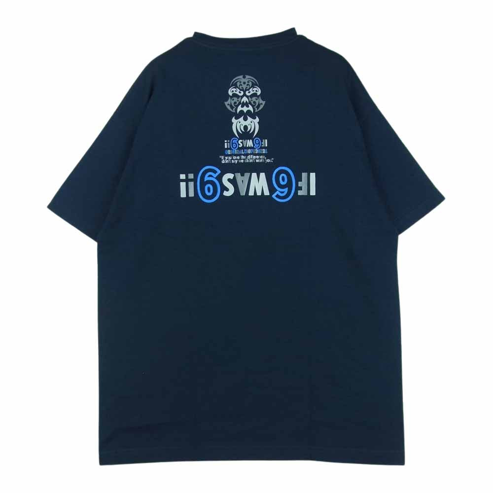 TENDERLOIN テンダーロイン TEE 2A ロゴ 半袖 Tシャツ コットン ダークネイビー系 L【新古品】【未使用】【中古】