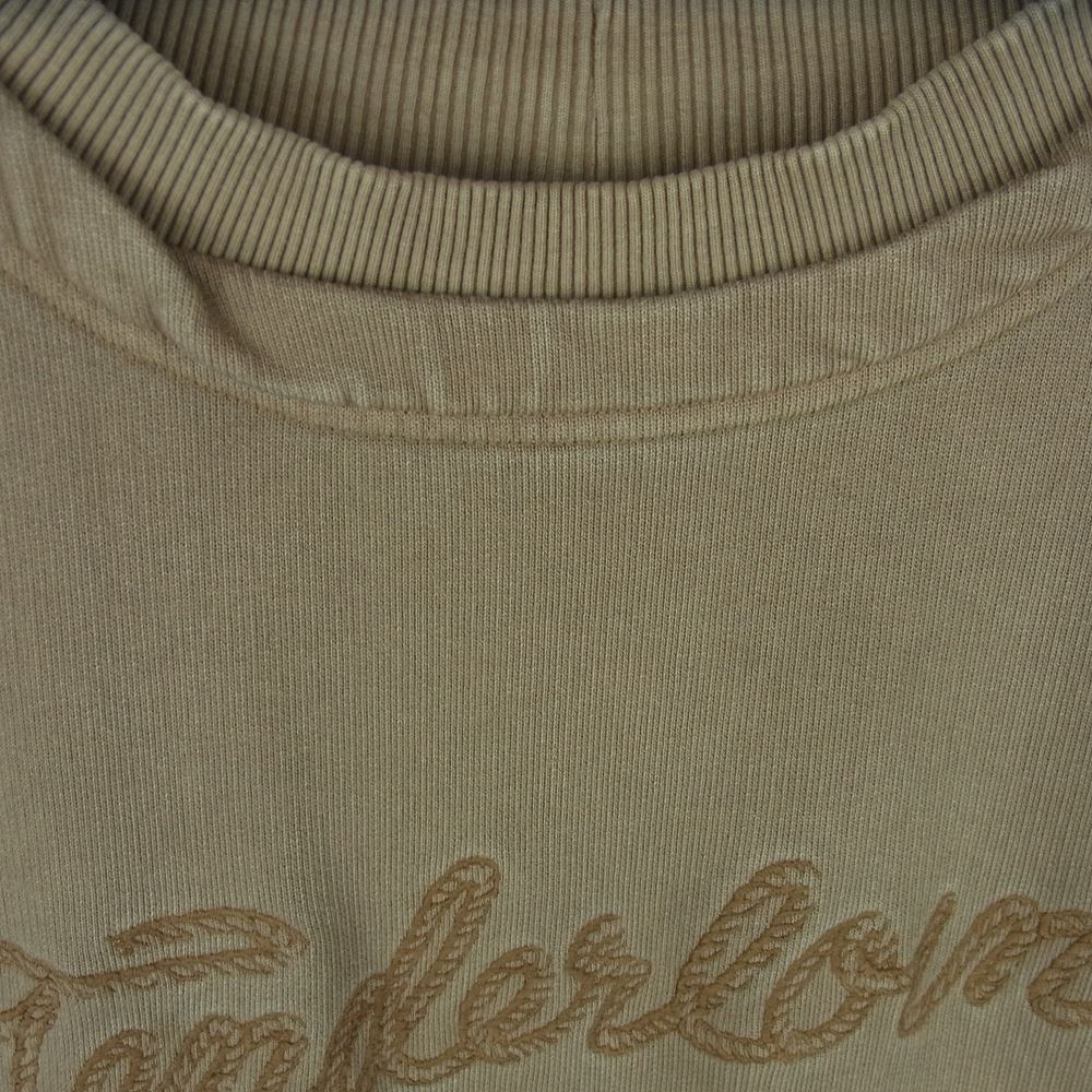 TENDERLOIN テンダーロイン CREW NECK SWEAT クルーネック スウェット ダブルネック グレイッシュブラウン系 S【中古】