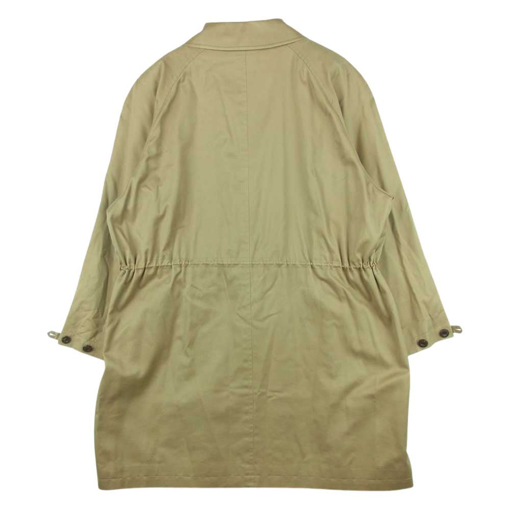 BURBERRY バーバリー C-TK83 92-950-42 90年代 白タグ 裏地チェック ステンカラー コート ベージュ系 9AR【中古】