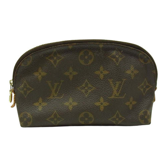 LOUIS VUITTON ルイ・ヴィトン M47515 モノグラム ポシェット コスメティック ポーチ ブラウン系【中古】