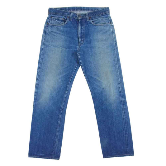 Levi's リーバイス 505 66前期 70s 裏刻印5 42TALON single stitch ビンテージ デニム パンツ インディゴブルー系 W33程度【中古】