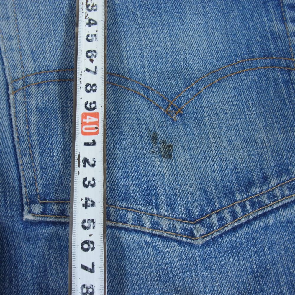Levi's リーバイス 505 66前期 70s 裏刻印5 42TALON single stitch ビンテージ デニム パンツ インディゴブルー系 W33程度【中古】