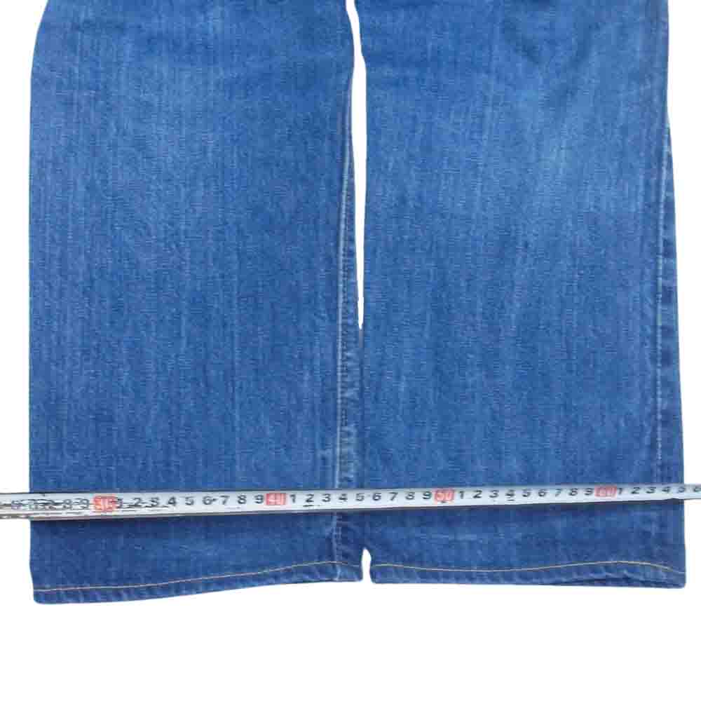 Levi's リーバイス 505 66前期 70s 裏刻印5 42TALON single stitch ビンテージ デニム パンツ インディゴブルー系 W33程度【中古】