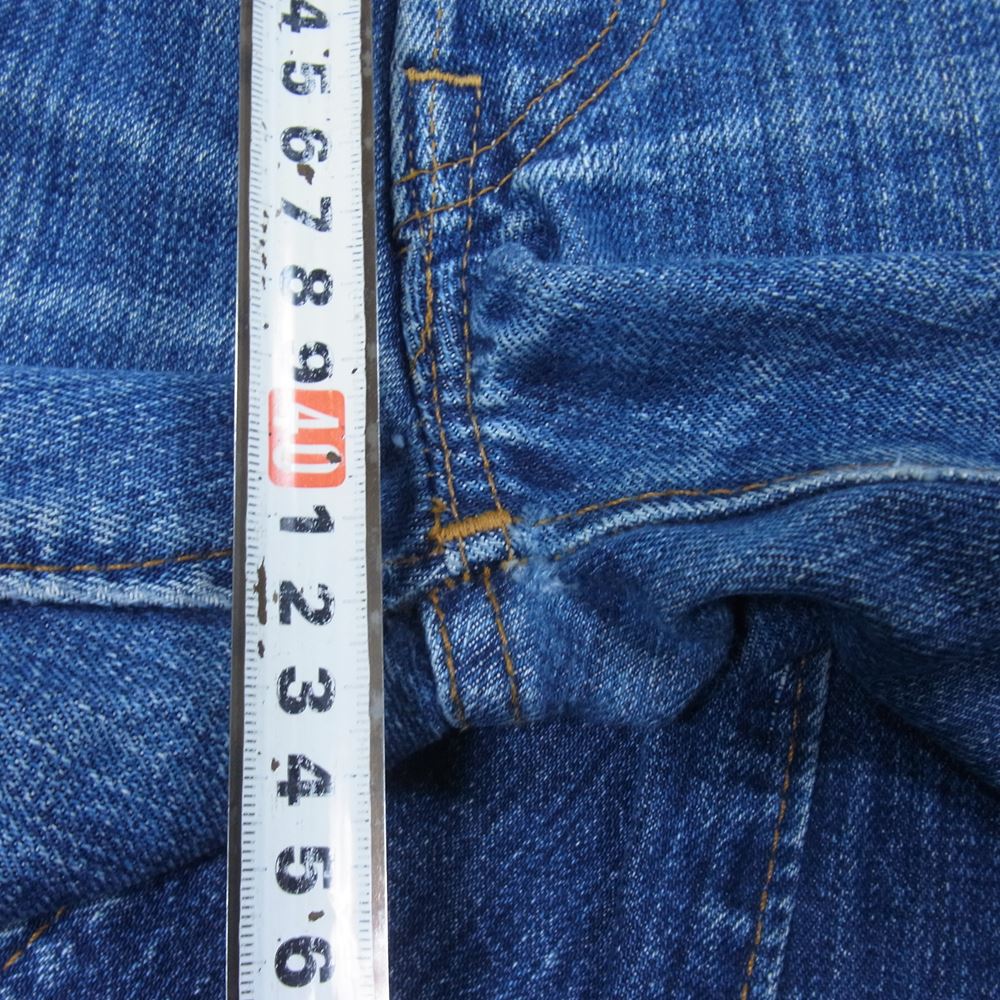 Levi's リーバイス 501 66前期 70s 裏刻印6 single stitch ビンテージ デニム パンツ インディゴブルー系 34【中古】