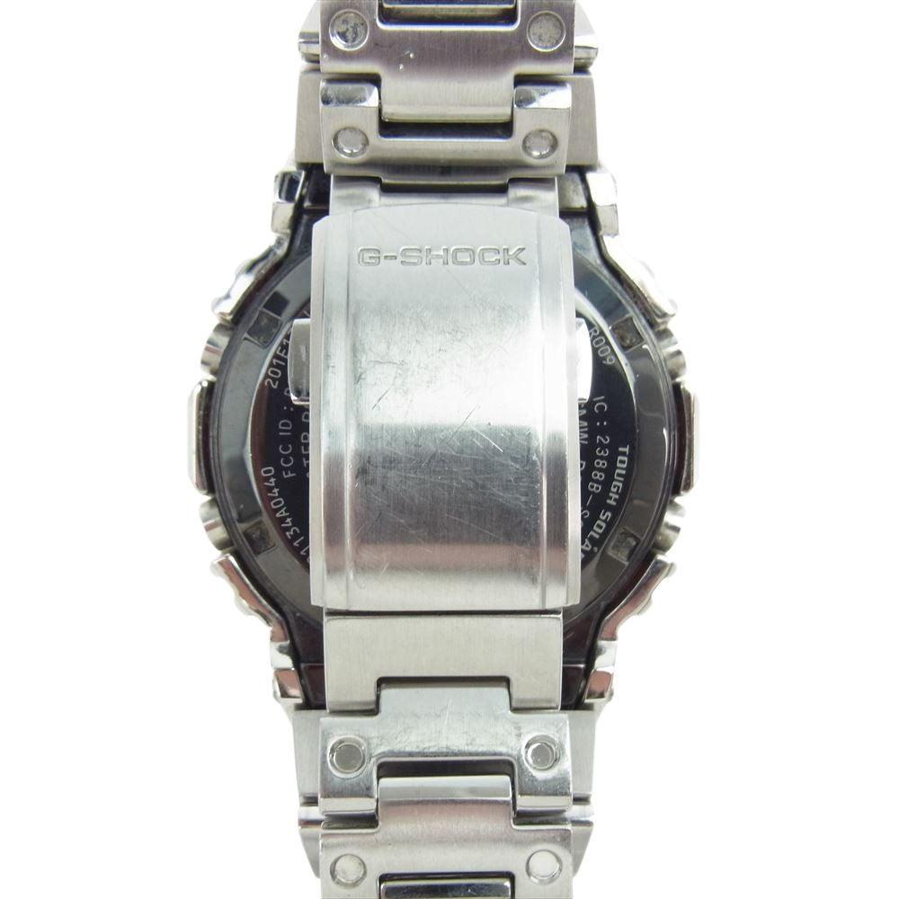 G-SHOCK ジーショック GMWB5000 電波 ソーラー ウォッチ  フルメタル オール シルバー 腕時計 シルバー系【中古】