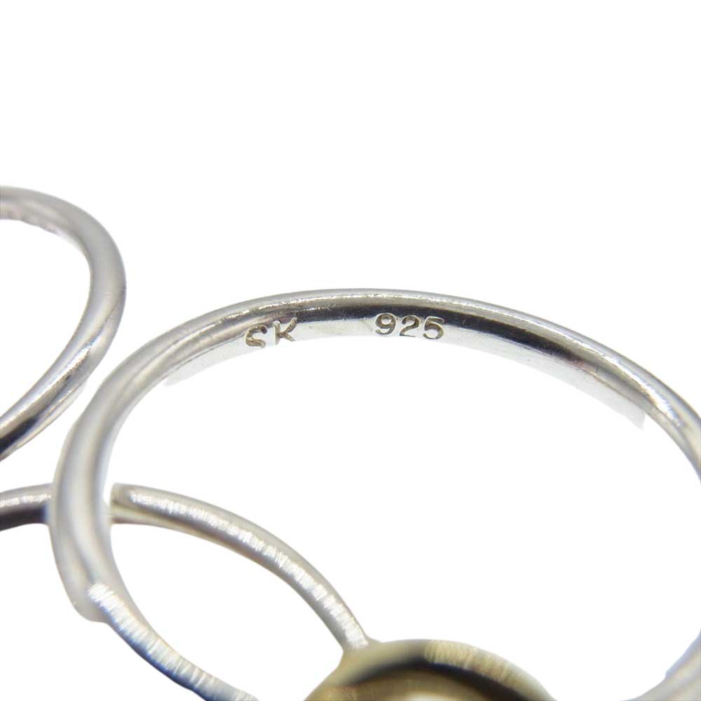 スピネリキルコリン Orion Linked Ring 3連 リンク オリオン リング  シルバー系 ゴールド系【中古】