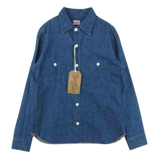 TENDERLOIN テンダーロイン T-DENIM WORK SHT デニム ワーク シャツ 長袖 インディゴブルー系 S【美品】【中古】