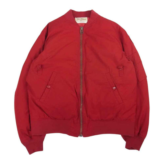 TENDERLOIN テンダーロイン T-MA-1 RED フライト ジャケット レッド デニム ブルゾン レッド系 S【中古】