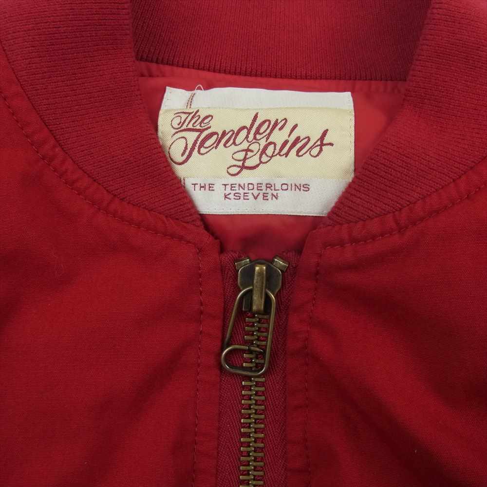 TENDERLOIN テンダーロイン T-MA-1 RED フライト ジャケット レッド デニム ブルゾン レッド系 S【中古】