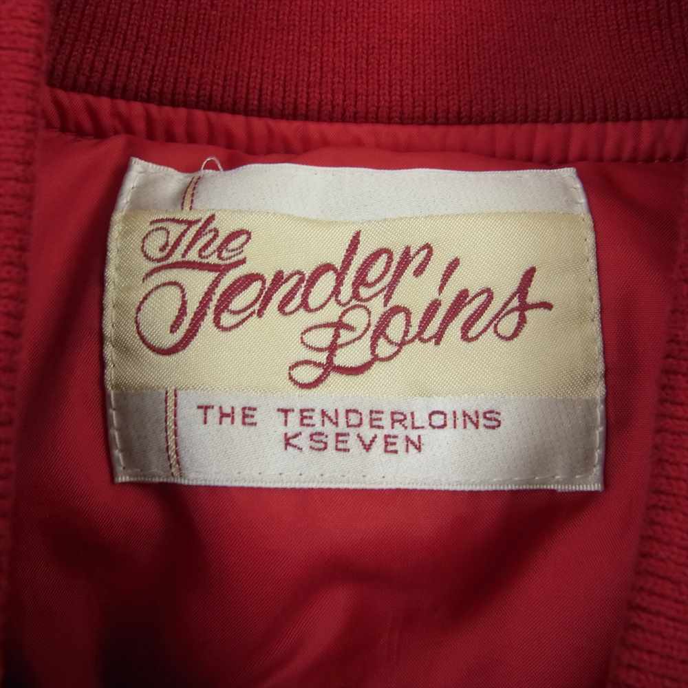 TENDERLOIN テンダーロイン T-MA-1 RED フライト ジャケット レッド デニム ブルゾン レッド系 S【中古】