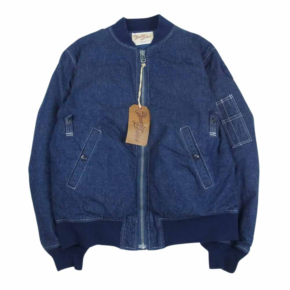TENDERLOIN テンダーロイン 16AW T-MA-1 DENIM デニム フライト ジャケット デニム ブルゾン インディゴブルー系 S【中古】