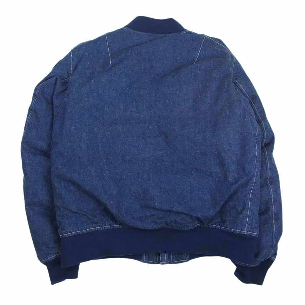 TENDERLOIN テンダーロイン 16AW T-MA-1 DENIM デニム フライト ジャケット デニム ブルゾン インディゴブルー系 S【中古】