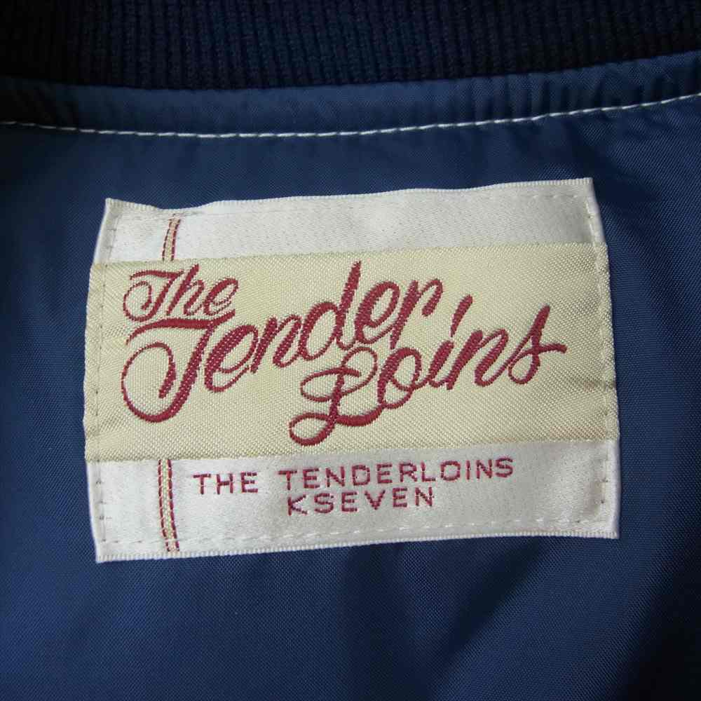 TENDERLOIN テンダーロイン 16AW T-MA-1 DENIM デニム フライト ジャケット デニム ブルゾン インディゴブルー系 S【中古】