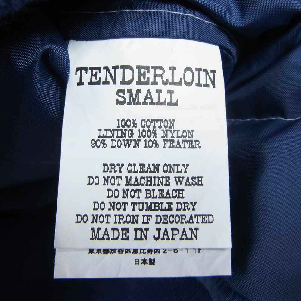 TENDERLOIN テンダーロイン 16AW T-MA-1 DENIM デニム フライト ジャケット デニム ブルゾン インディゴブルー系 S【中古】