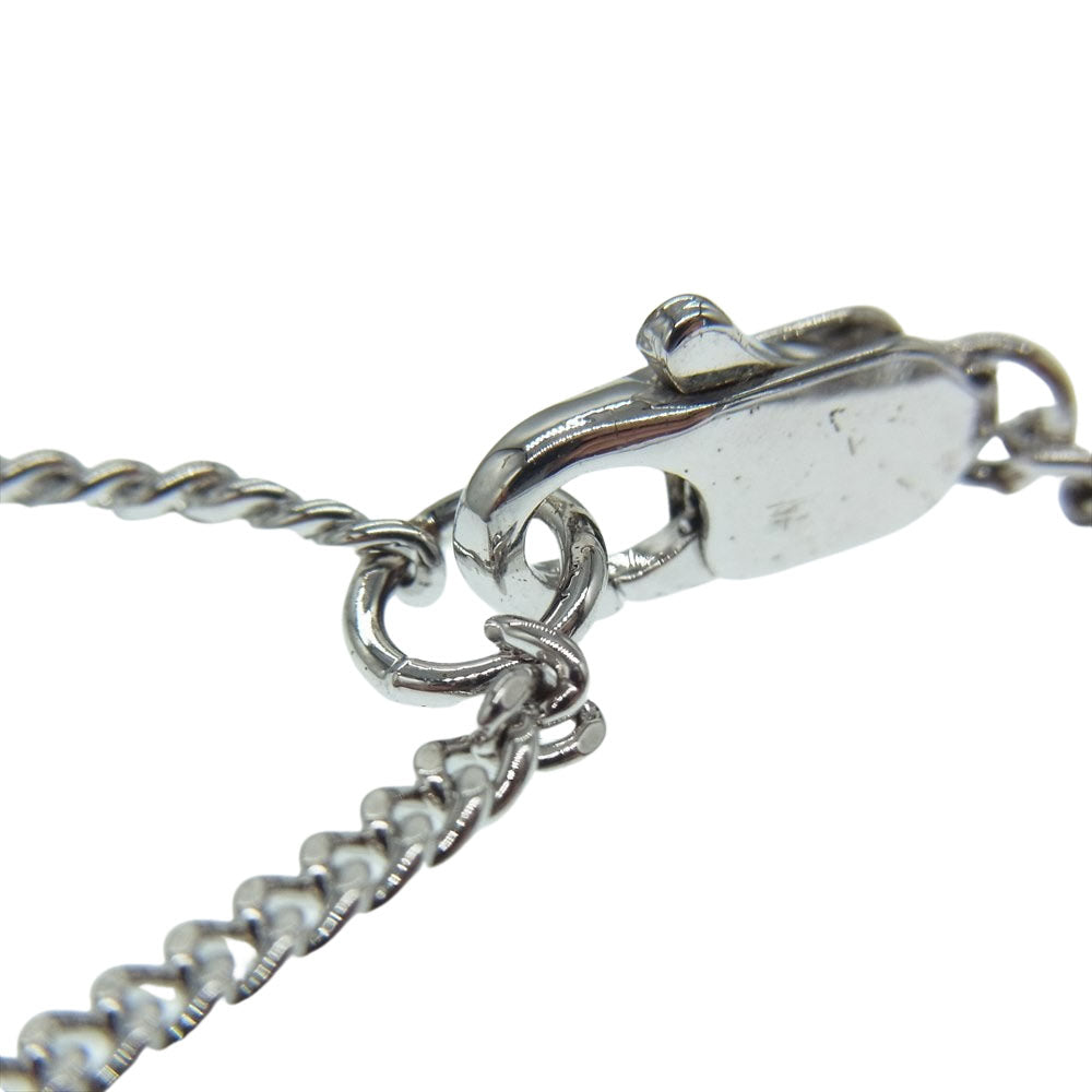 Dior ディオール CDロゴ リボンモチーフ ブレスレット シルバー系【中古】