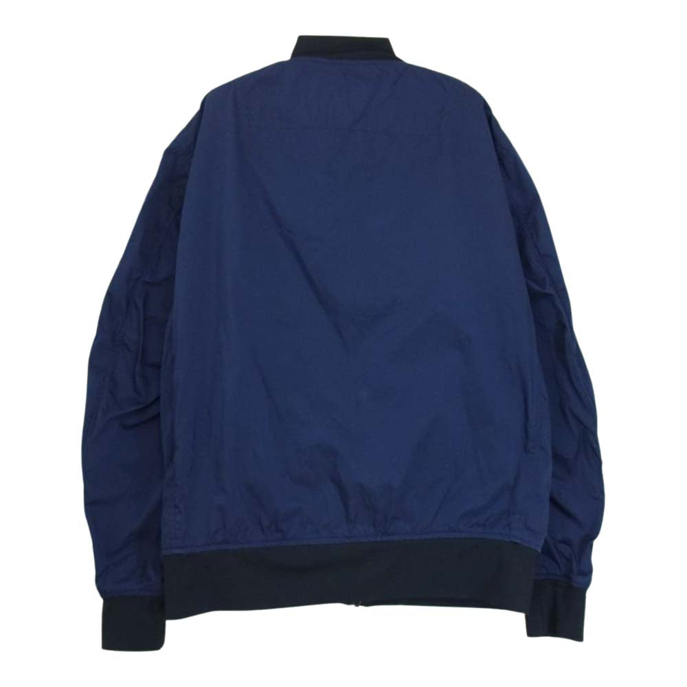 AVIREX アヴィレックス 6142155 TWOTONE JACKET ツートーン MA-1 ジャケット ネイビー系 L【中古】