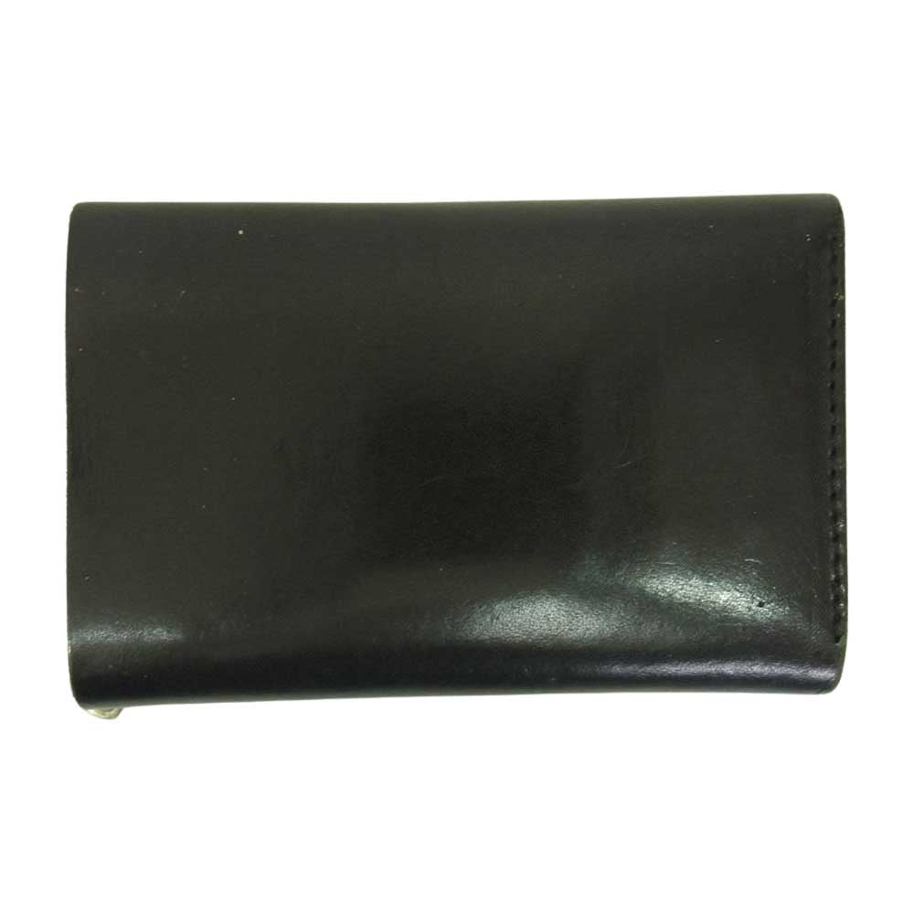 REDMOON レッドムーン TW01-MID トラッカー ショート レザー ウォレット  ブラック系【中古】