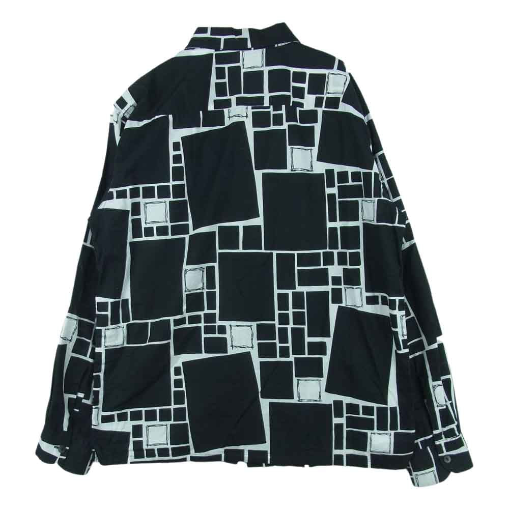 RATS ラッツ 18RS-306 BLACK ATOMIC L/S SH アトミック 長袖 シャツ コットン 日本製 ブラック系 ホワイト系 M【中古】