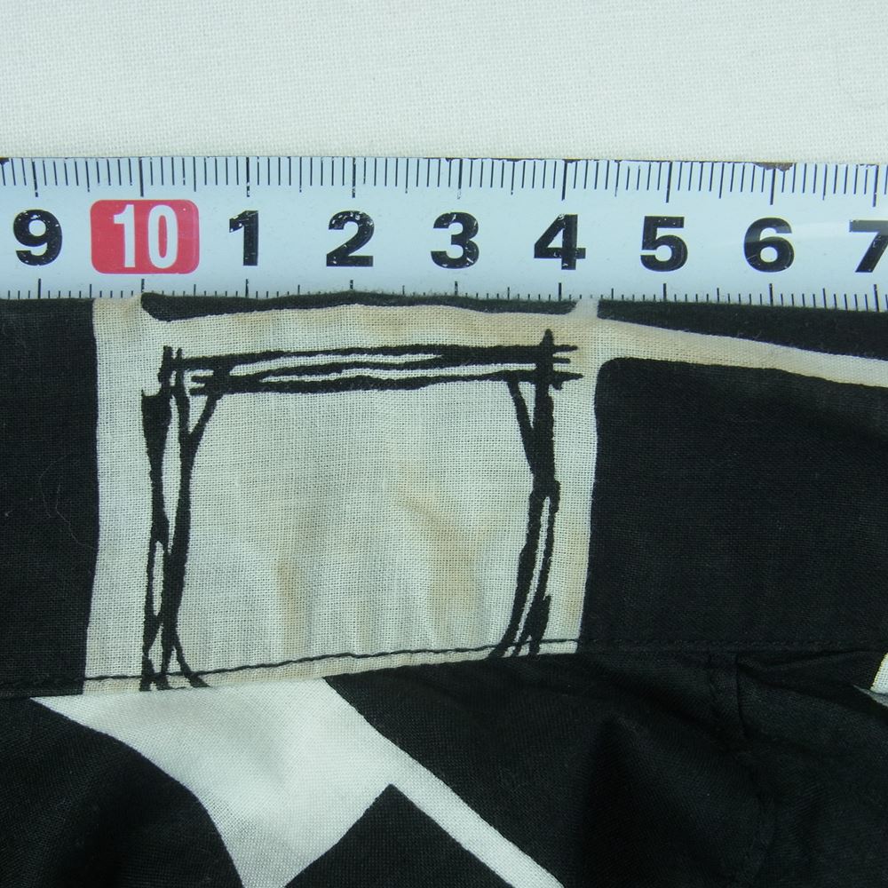 RATS ラッツ 18RS-306 BLACK ATOMIC L/S SH アトミック 長袖 シャツ コットン 日本製 ブラック系 ホワイト系 M【中古】