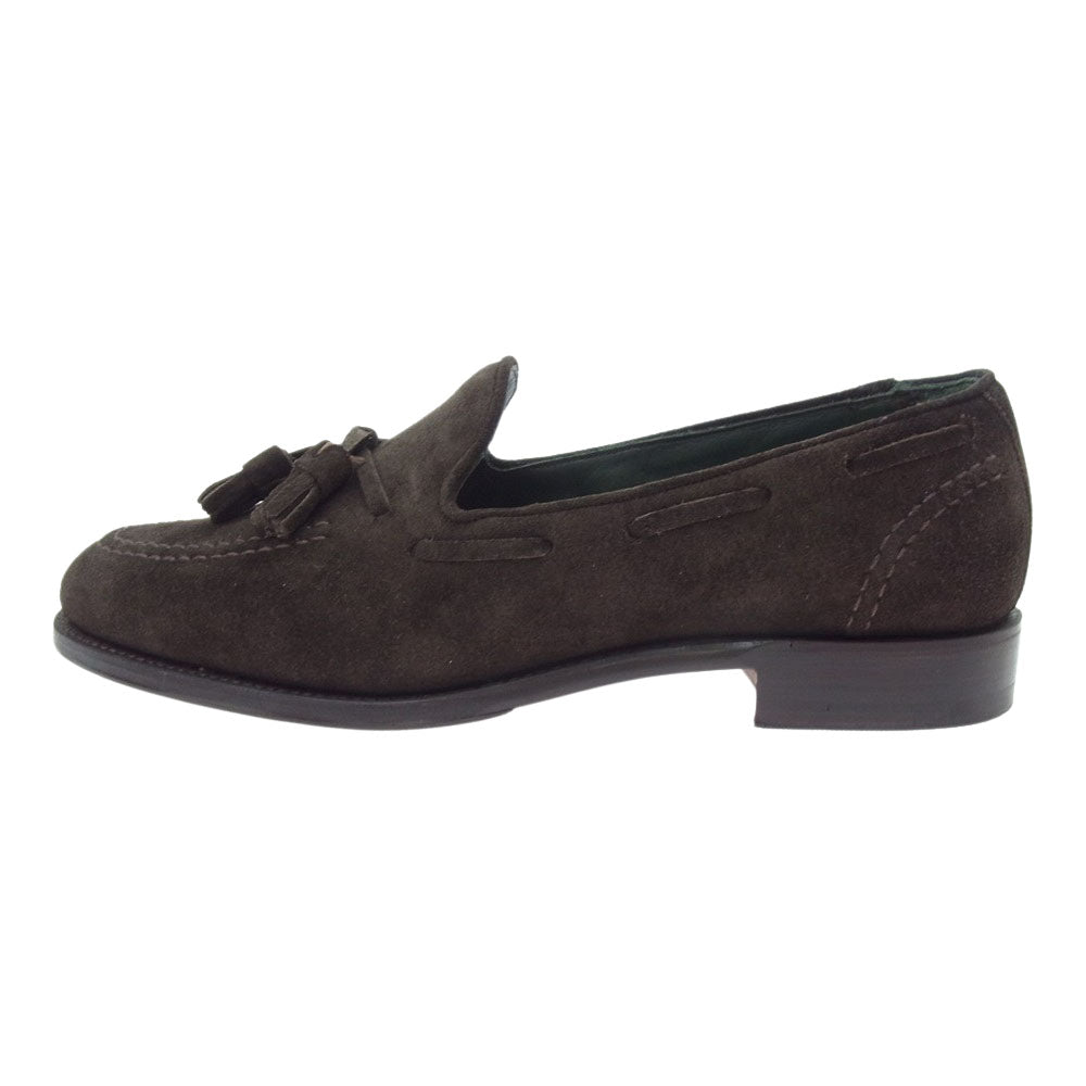 ジョセフ チーニー HARRY PONY SUEDE タッセル スエード ハリー タッセルローファー ダークブラウン系 7【中古】