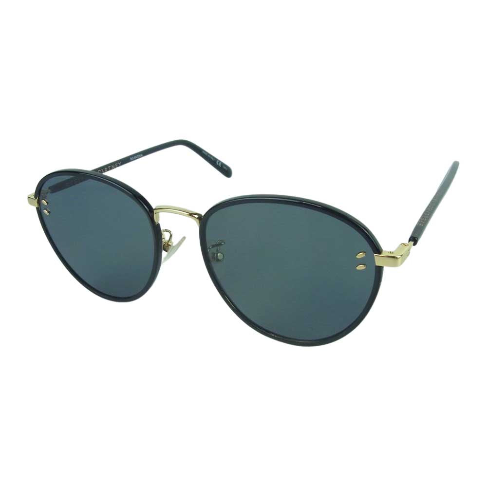 Stella McCartney ステラマッカートニー SC0147S 001 BIO-MATERIAL ラウンド サングラス ブラック系 52□17 - 145【中古】