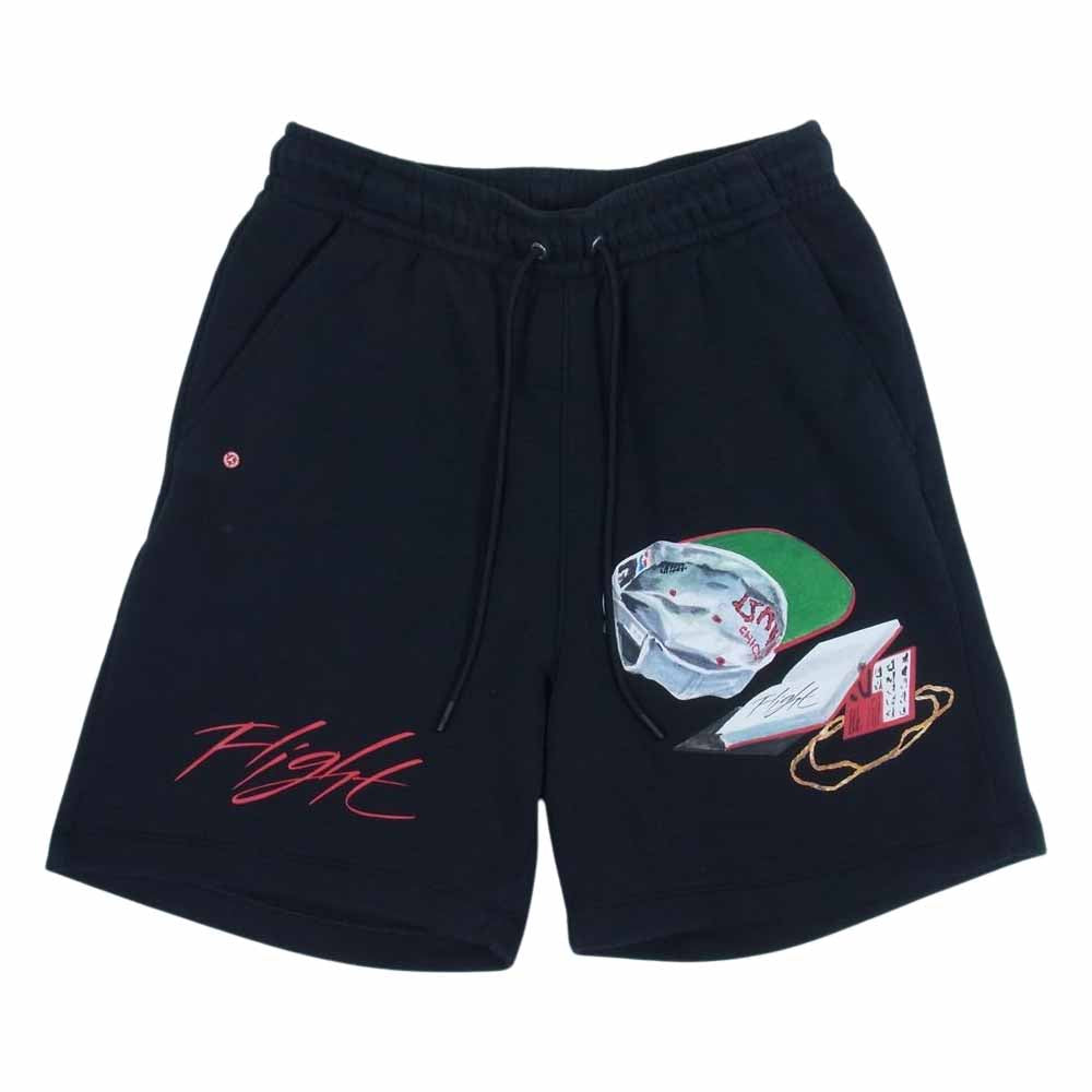 NIKE ナイキ JORDAN ジョーダン DQ7543-010 ジェイコブ ロチェスター フライト アーティストプリント ハーフパンツ ショーツ ブラック系 M【中古】