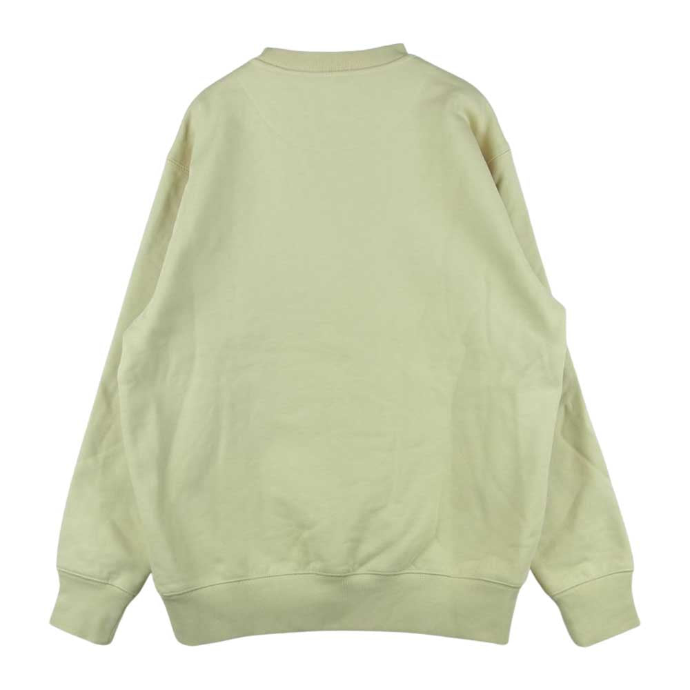 パレス 40314UC Calvin Klein CK カルバンクライン ロゴ刺繍 クルーネック スウェット ベトナム製 ベージュ系 M【美品】【中古】