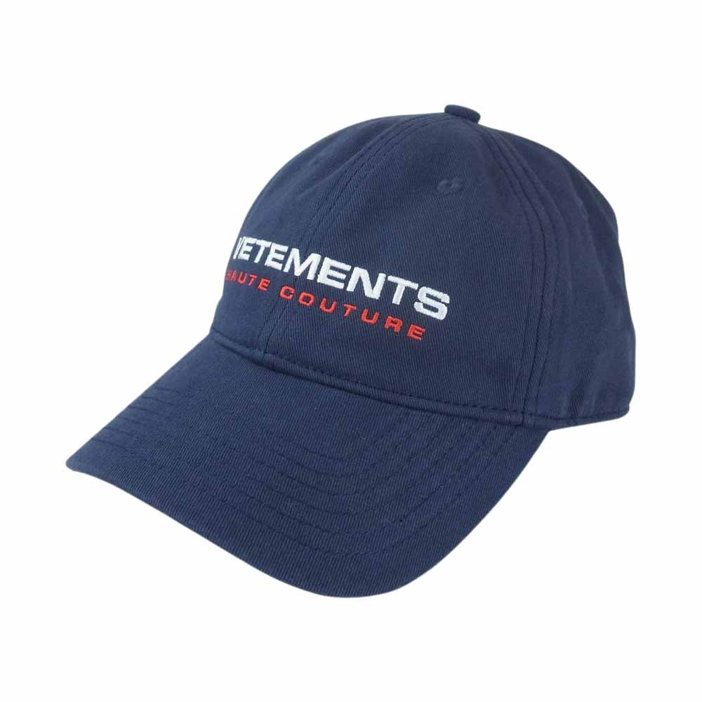 VETEMENTS ヴェトモン HAUTE COUTURE CAP キャップ ネイビー系【中古】