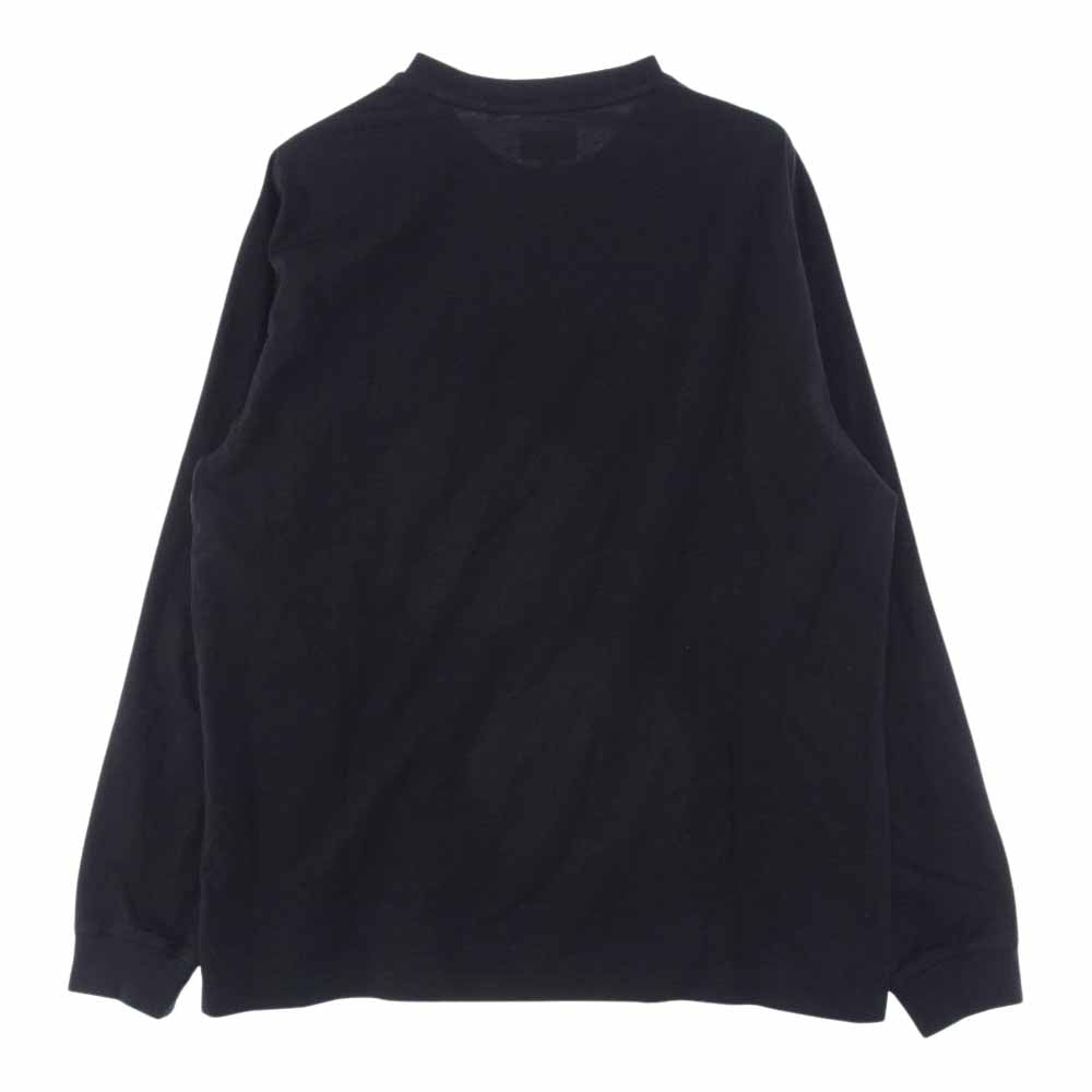 Supreme シュプリーム SMALL BOXLOGO スモール ボックスロゴ ワッペン 長袖 Tシャツ ロンT ブラック系 M【中古】
