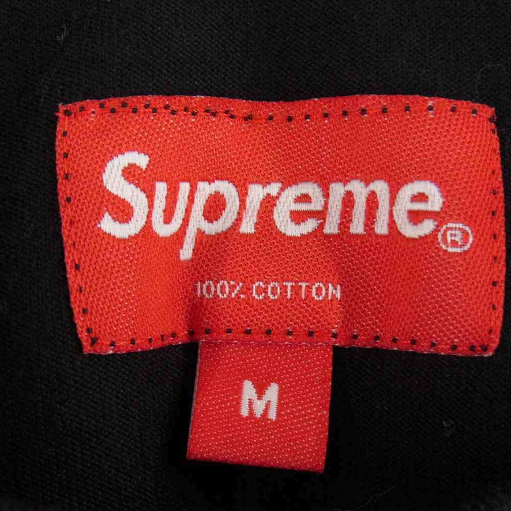 Supreme シュプリーム SMALL BOXLOGO スモール ボックスロゴ ワッペン 長袖 Tシャツ ロンT ブラック系 M【中古】