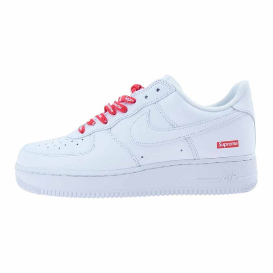 Supreme シュプリーム CU9225-100 × NIKE AIR FORCE 1 LOW ホワイト  ホワイト系 US9.5(27.5cm)【新古品】【未使用】【中古】