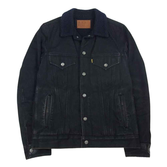 RUDE GALLERY BLACK REBEL ルードギャラリーブラックレーベル ROADJACK-IB ロードジャック デニム 裏ボア ジャケット ブラック系 M【中古】