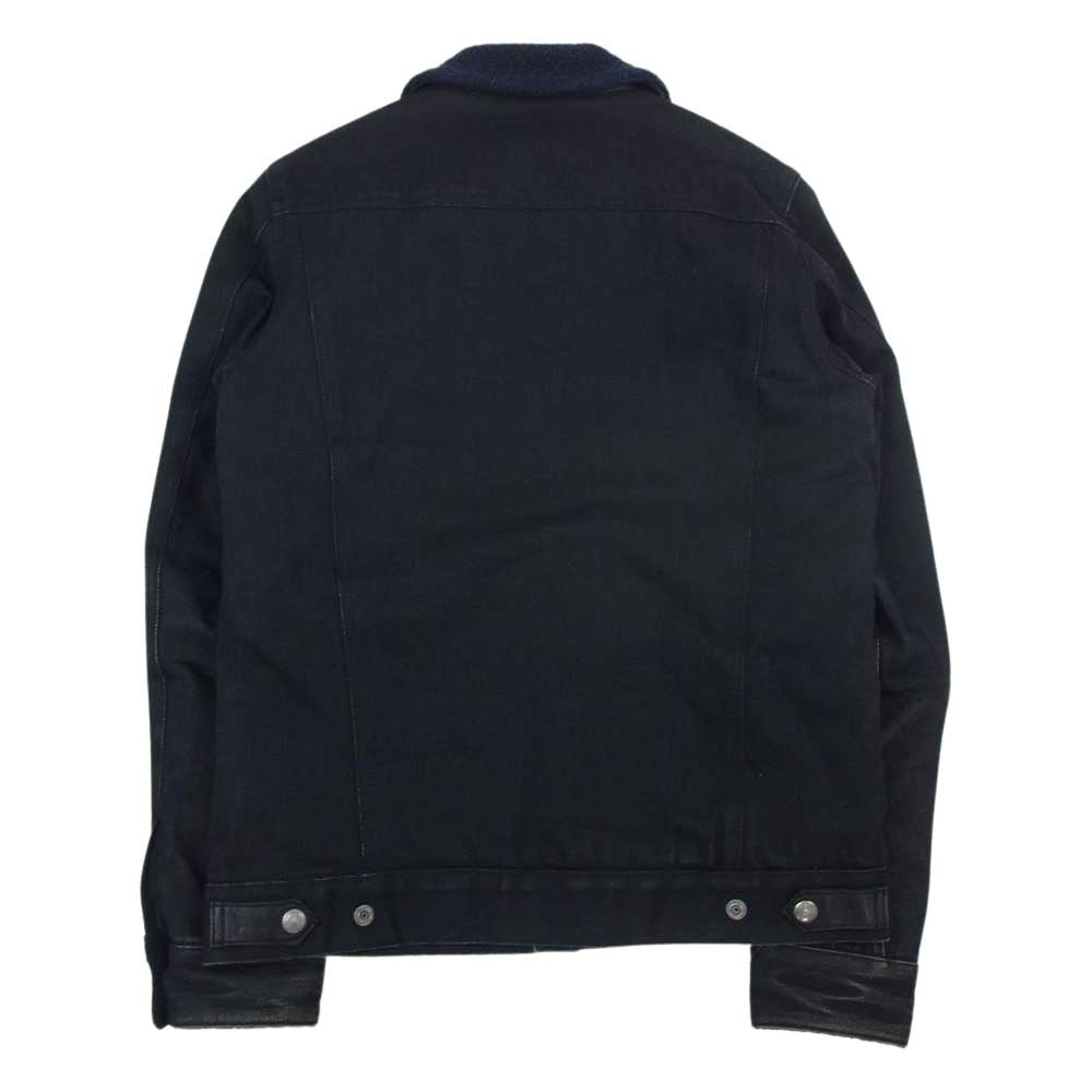 RUDE GALLERY BLACK REBEL ルードギャラリーブラックレーベル ROADJACK-IB ロードジャック デニム 裏ボア ジャケット ブラック系 M【中古】