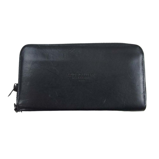 RUDE GALLERY ルードギャラリー レザー ジップ ウォレット 長財布 ブラック系【中古】