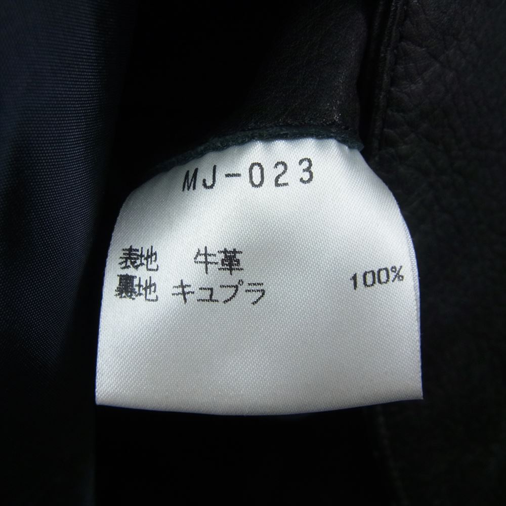 Celt&Cobra ケルト&コブラ MJ-023 head quarters 牛革 カウレザー テーラード ジャケット ブラック系 L【中古】
