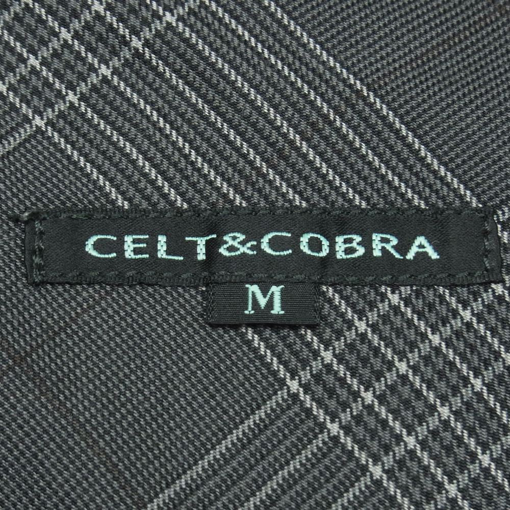 Celt&Cobra ケルト&コブラ 3STU-01 チェック ジャンプスーツ ツナギ オールインワン 日本製 グレー系 M【中古】