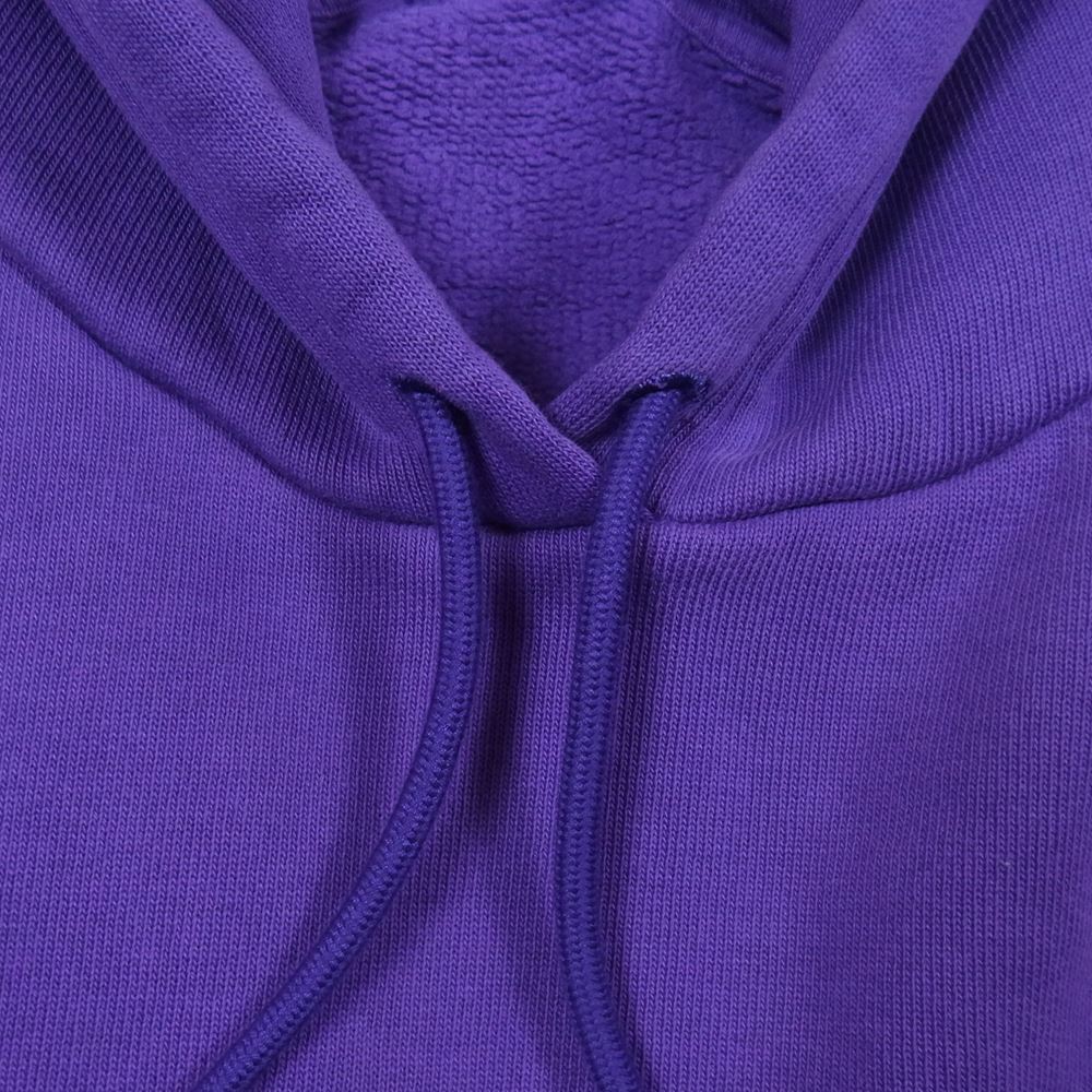 BALENCIAGA バレンシアガ 556113 18年 バックロゴ オーバーサイズ プルオーバー パーカー パープル系 S【美品】【中古】