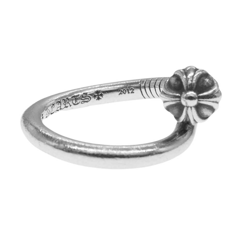 CHROME HEARTS クロムハーツ（原本有） NAIL CRSBALL クロスボール ネイル リング シルバー系【中古】