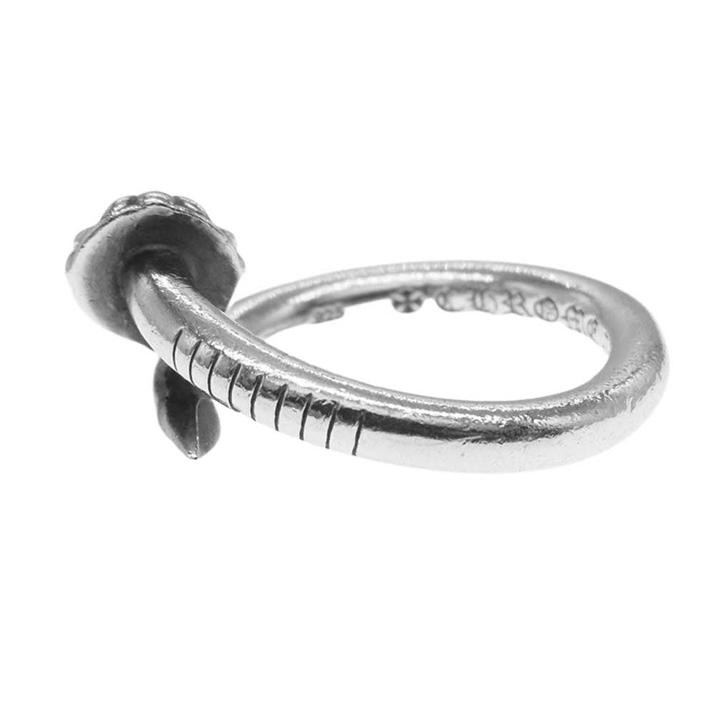 CHROME HEARTS クロムハーツ（原本有） NAIL CRSBALL クロスボール ネイル リング シルバー系【中古】