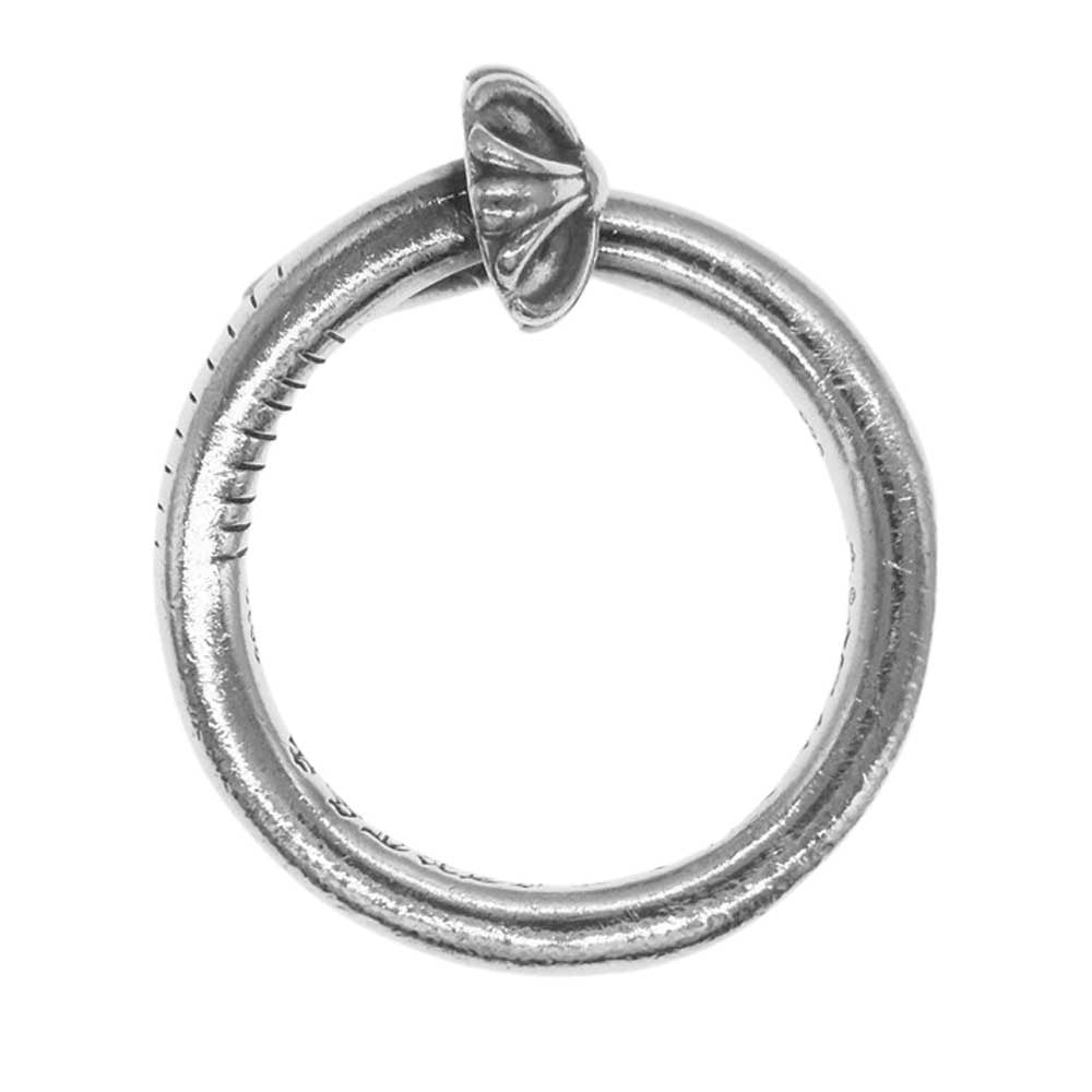 CHROME HEARTS クロムハーツ（原本有） NAIL CRSBALL クロスボール ネイル リング シルバー系【中古】