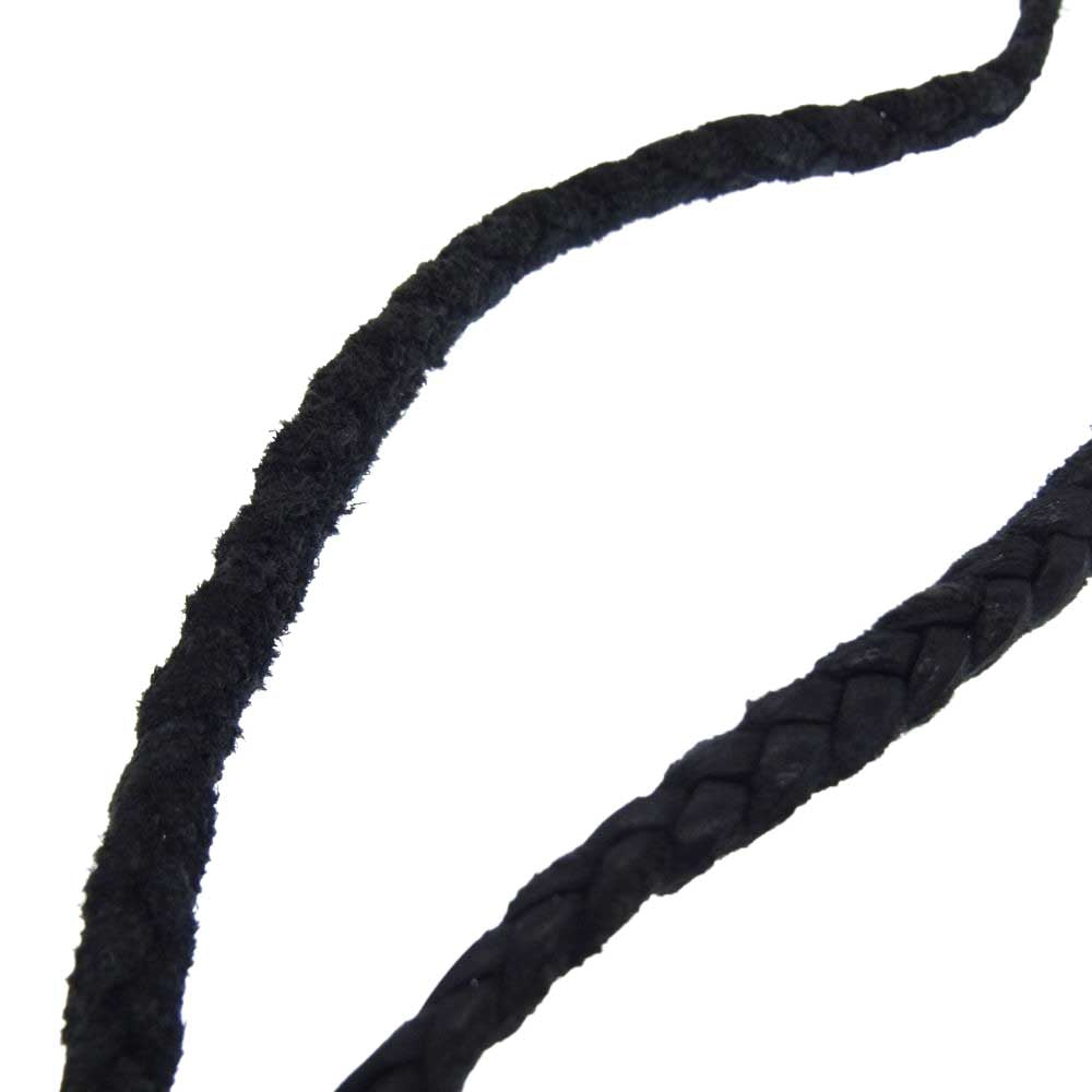CHROME HEARTS クロムハーツ（原本無） ボロチップ レザーブレード ネックレス ブラック系【中古】