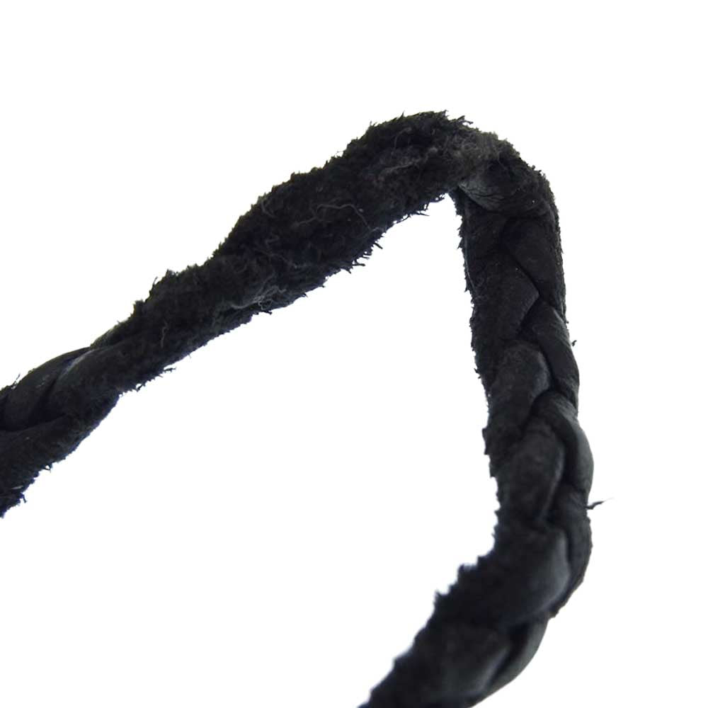 CHROME HEARTS クロムハーツ（原本無） ボロチップ レザーブレード ネックレス ブラック系【中古】
